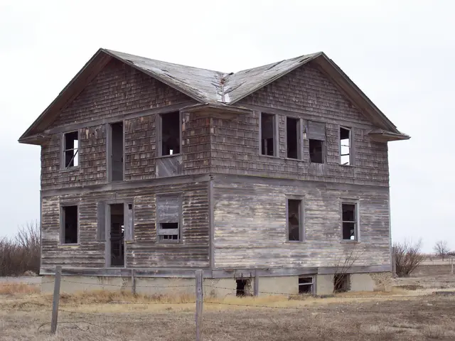 Abandoned two-storey building (old hospital)