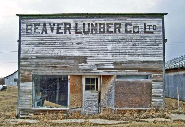 Abandoned Beaver Lumber Co. Ltd. building